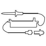 CADD Administration Set - Bag Spike & Add-on Anti-Siphon Valve