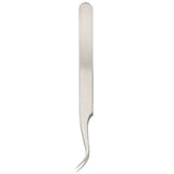Curved Fine Tip Stainless Steel Forceps